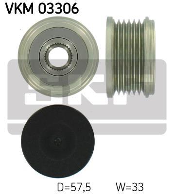 Poulie roue libre alternateur SKF VKM 03306 au meilleur prix Oscaro